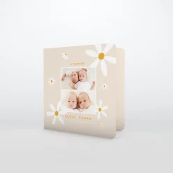 Faire-part Naissance Jumeaux^Planet cards Nos Belles Fleurs