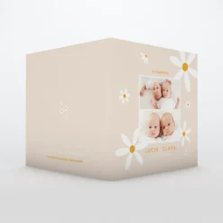 Faire-part Naissance Jumeaux^Planet cards Nos Petites Fleurs