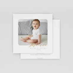 Carte Remerciement Naissance Classique^Planet cards Notre Douceur
