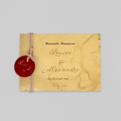 Faire-part Mariage Original^Planet cards Notre Parchemin