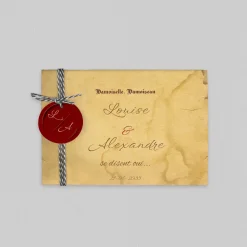 Faire-part Mariage Original^Planet cards Notre Parchemin