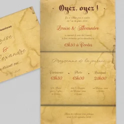 Faire-part Mariage Original^Planet cards Notre Parchemin
