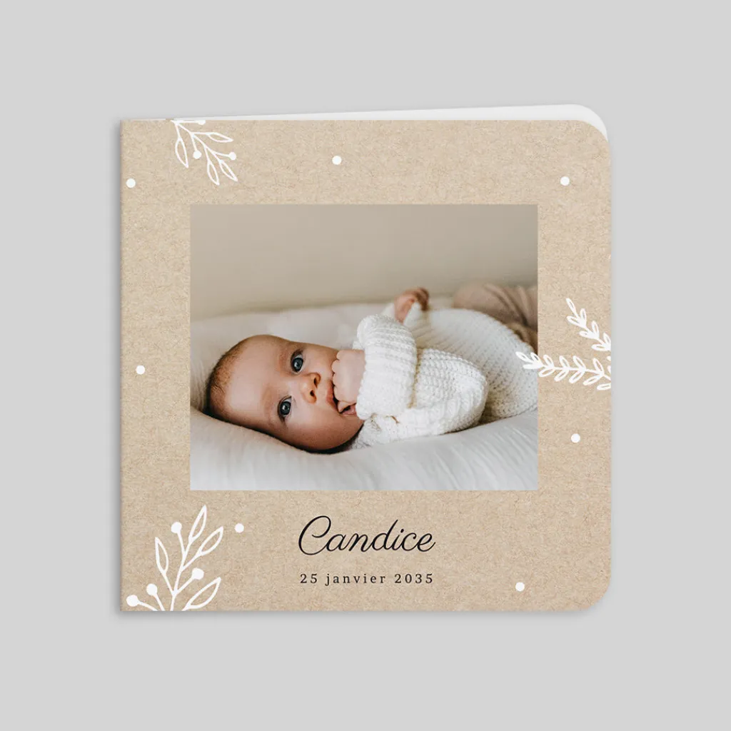 Faire-part Naissance Fille^Planet cards Notre Plus Bel Hiver