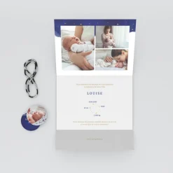 Faire-part Naissance Original | Faire-part Naissance Fille^Planet cards Notre Univers