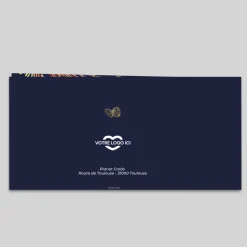 Carte De Vœux Entreprise Nature^Planet cards Nouvelle Année en Fleurs