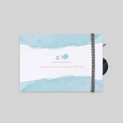 Faire-part Naissance Animaux | Créations En Collaboration^Planet cards Océan et Aquarelle Turquoise