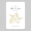 Faire-part Mariage Champêtre^Planet cards Oiseaux et vignes