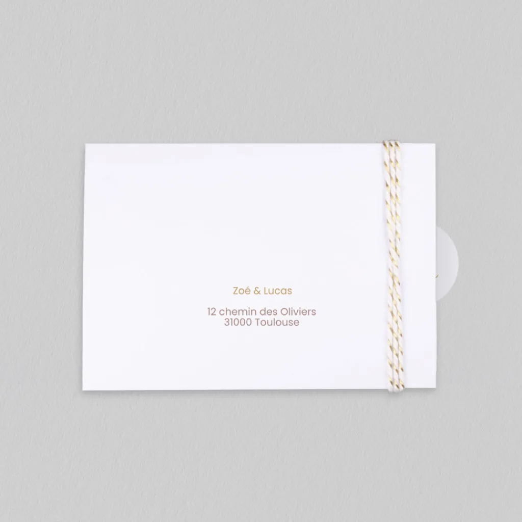 Faire-part Mariage Champêtre^Planet cards Olivier Doré