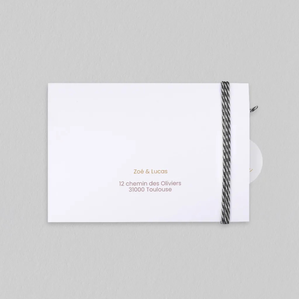 Faire-part Mariage Champêtre^Planet cards Olivier Doré