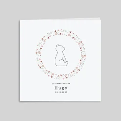 Faire-part Naissance Animaux | Faire-part Naissance Fille^Planet cards Ours et Liberty