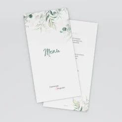 Menu De Mariage^Planet cards Pastel et Eucalyptus