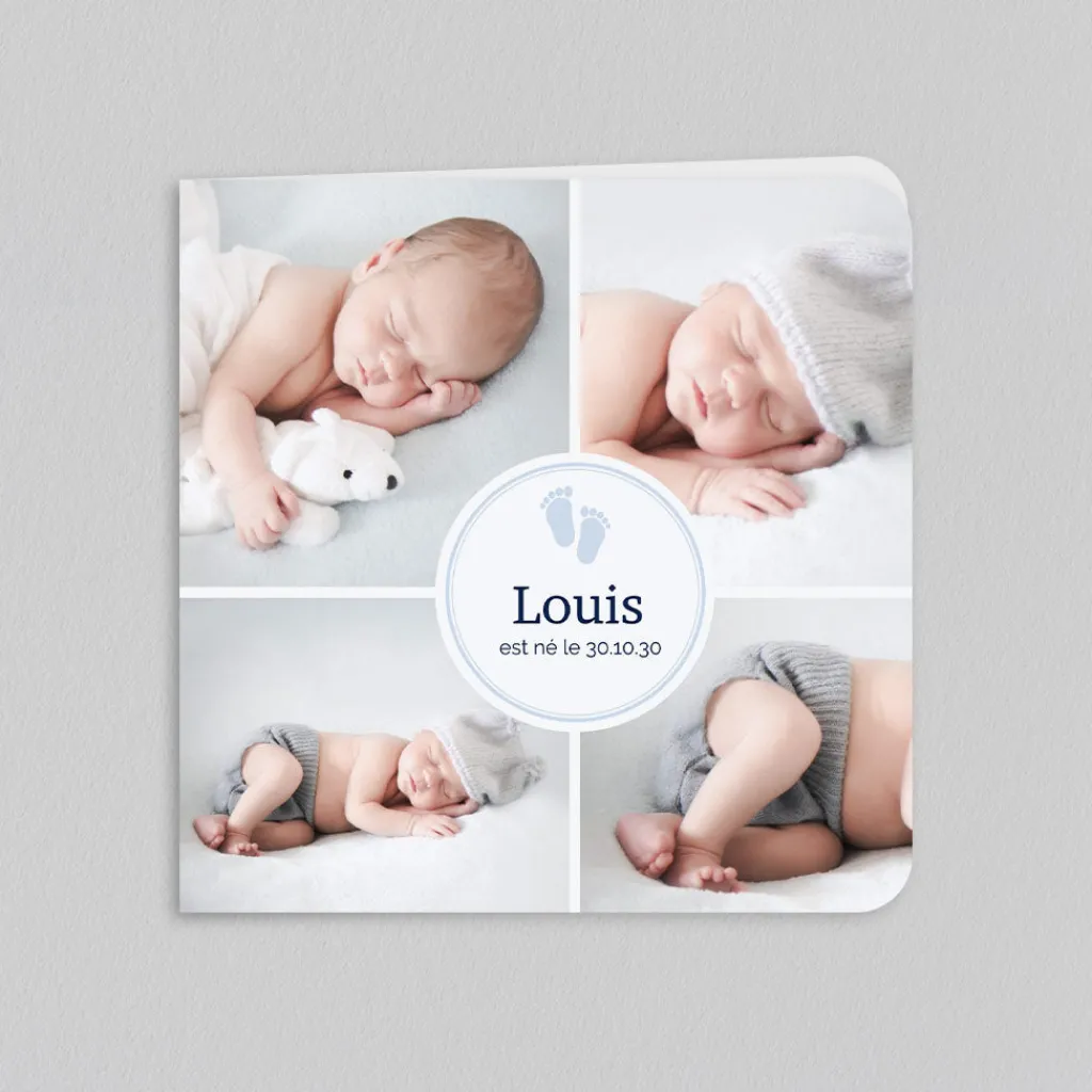 Faire-part Naissance Garçon^Planet cards Pastille Et Doux Petits Pieds