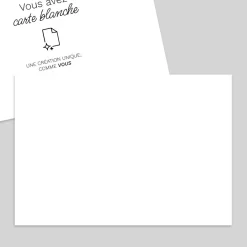 Carte 100% Personnalisable | Carte 100% Personnalisable^Planet cards Paysage Recto Verso 21 x 14,5 cm