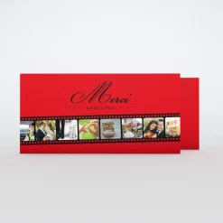 Carte Remerciement Mariage Originale^Planet cards Pellicule