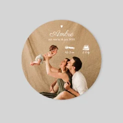 Faire-part Naissance Original | Faire-part Naissance Fille^Planet cards Petit coeur blanc