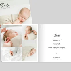 Faire-part Naissance Fille | Faire-part Naissance Garçon^Planet cards Petit Coeur et Calligraphie
