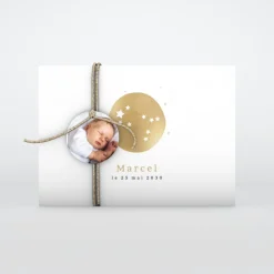 Faire-part Naissance Fille | Faire-part Naissance Garçon^Planet cards Petit Médaillon Constellation Gémeaux