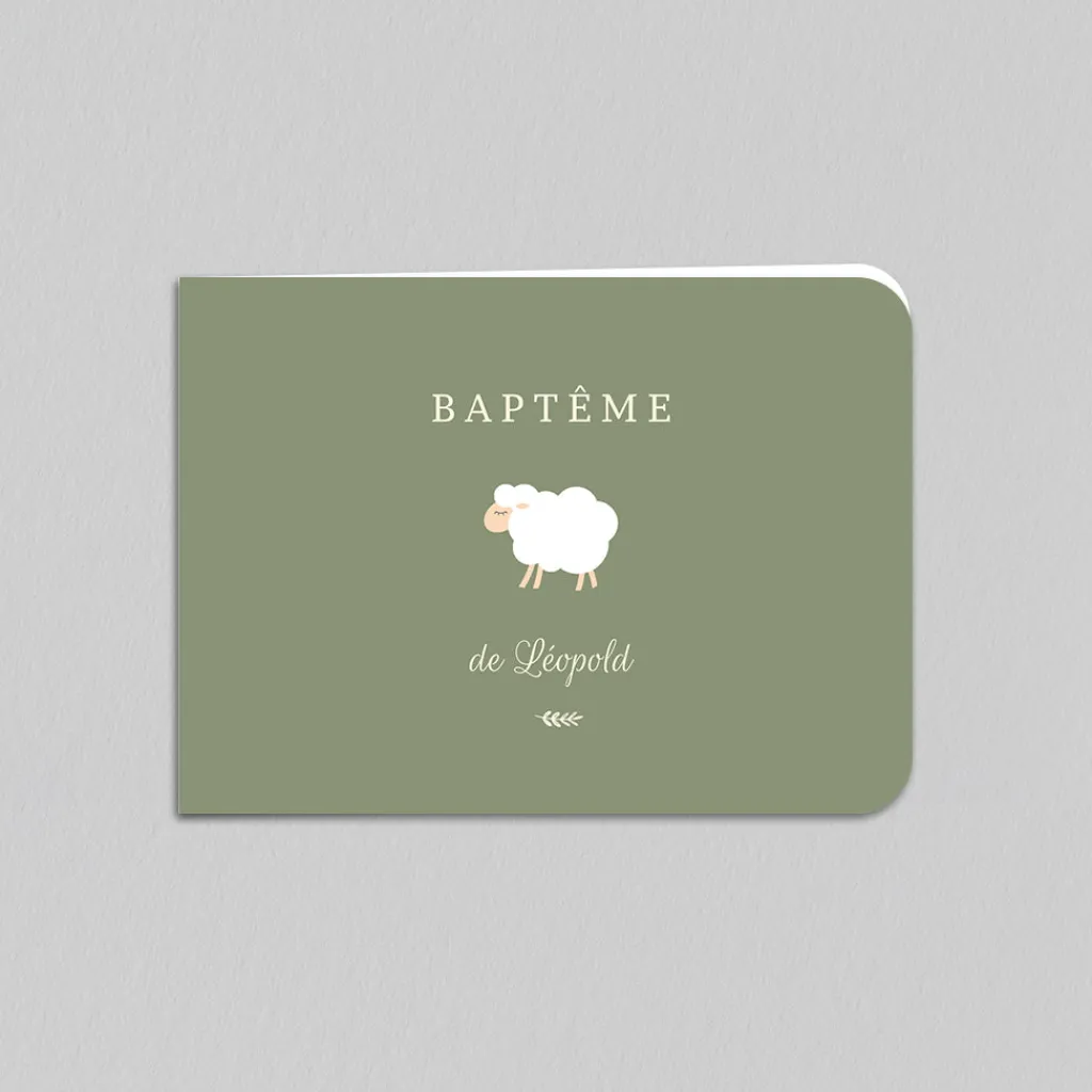 Faire-part Baptême Civil | Faire-part Baptême Garçon^Planet cards Petit Mouton