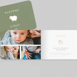 Faire-part Baptême Civil | Faire-part Baptême Garçon^Planet cards Petit Mouton