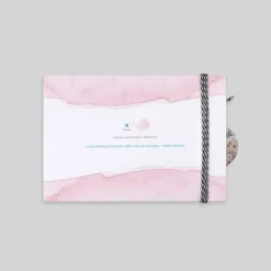 Faire-part Naissance Animaux | Créations En Collaboration^Planet cards Petit Océan à l'Aquarelle Rose