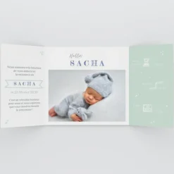 Faire-part Naissance Animaux | Faire-part Naissance Fille^Planet cards Petit Ours