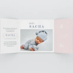 Faire-part Naissance Animaux | Faire-part Naissance Fille^Planet cards Petit Ours