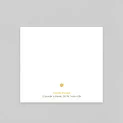 Faire-part Baptême Civil^Planet cards Petit Ourson Endormi