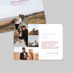 Carte Remerciement Mariage Champêtre^Planet cards Petite Boutonnière