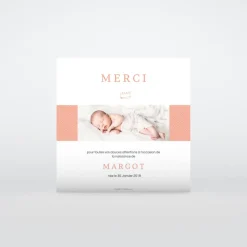 Carte Remerciement Naissance Classique | Carte Remerciement Naissance Magnet^Planet cards Petite Couronne