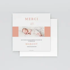 Carte Remerciement Naissance Classique | Carte Remerciement Naissance Magnet^Planet cards Petite Couronne