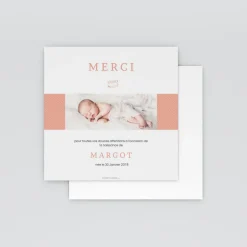 Carte Remerciement Naissance Classique | Carte Remerciement Naissance Magnet^Planet cards Petite Couronne