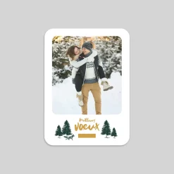 Carte De Vœux Nature | Carte De Vœux Photo^Planet cards Petite Forêt et Renard