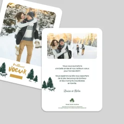 Carte De Vœux Nature | Carte De Vœux Photo^Planet cards Petite Forêt et Renard