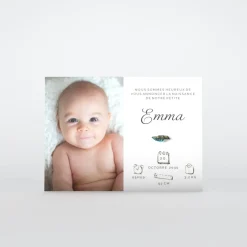 Faire-part Naissance Magnet^Planet cards Petite Plume Bleue
