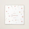 Faire-part Baptême Civil | Faire-part Baptême Champêtre^Planet cards Petites fleurs champêtres