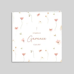 Faire-part Baptême Civil | Faire-part Baptême Champêtre^Planet cards Petites fleurs champêtres
