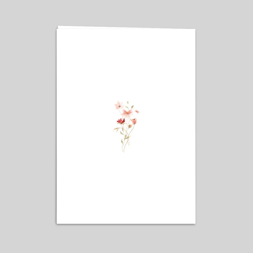 Livret De Baptême^Planet cards Petites fleurs champêtres