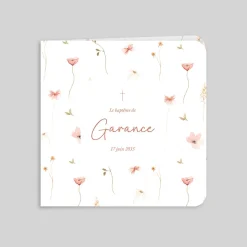 Faire-part Baptême Civil | Faire-part Baptême Champêtre^Planet cards Petites fleurs champêtres