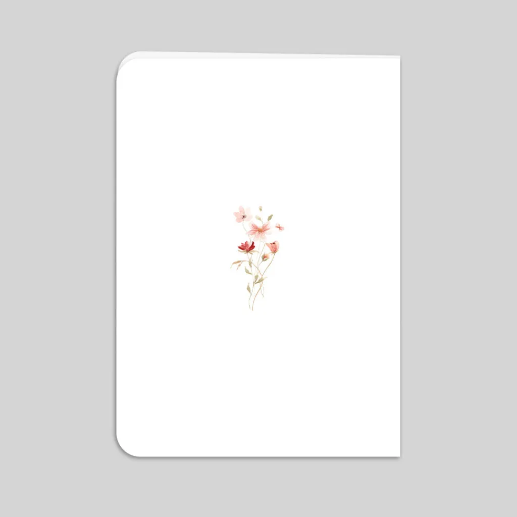 Livret De Baptême^Planet cards Petites fleurs champêtres