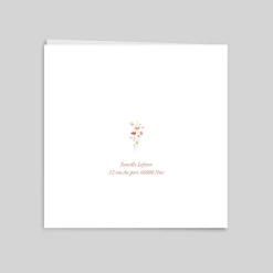 Faire-part Communion^Planet cards Petites fleurs d'été