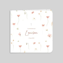 Faire-part Communion^Planet cards Petites fleurs d'été