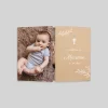Faire-part Baptême Garçon^Planet cards Petits brins sur kraft