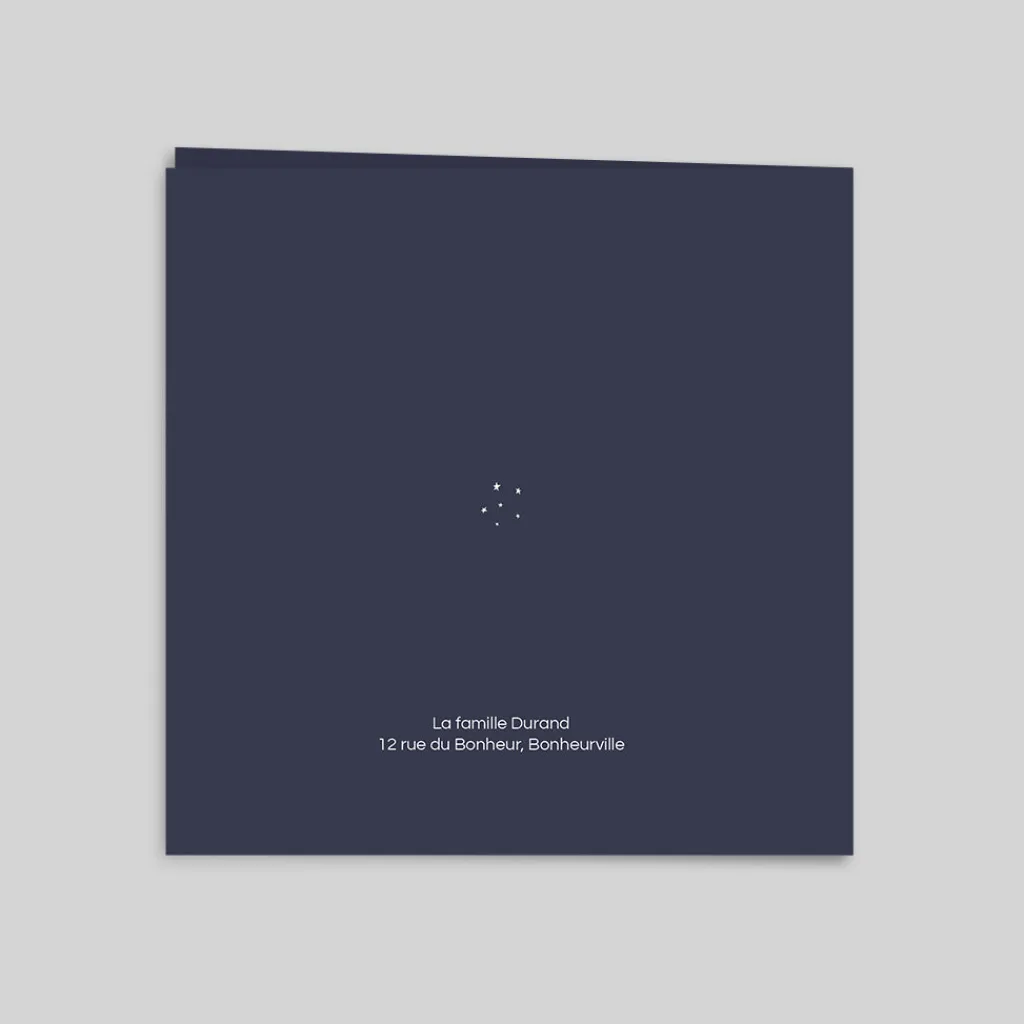 Faire-part Naissance Garçon^Planet cards Photo et Cosmos