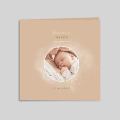 Faire-part Naissance Original | Faire-part Naissance Fille^Planet cards Photo et Cosmos Fille
