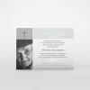 Carte Remerciement Décès^Planet cards Photo et croix