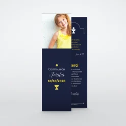 Carte Remerciement Communion^Planet cards Photo et pictogrammes