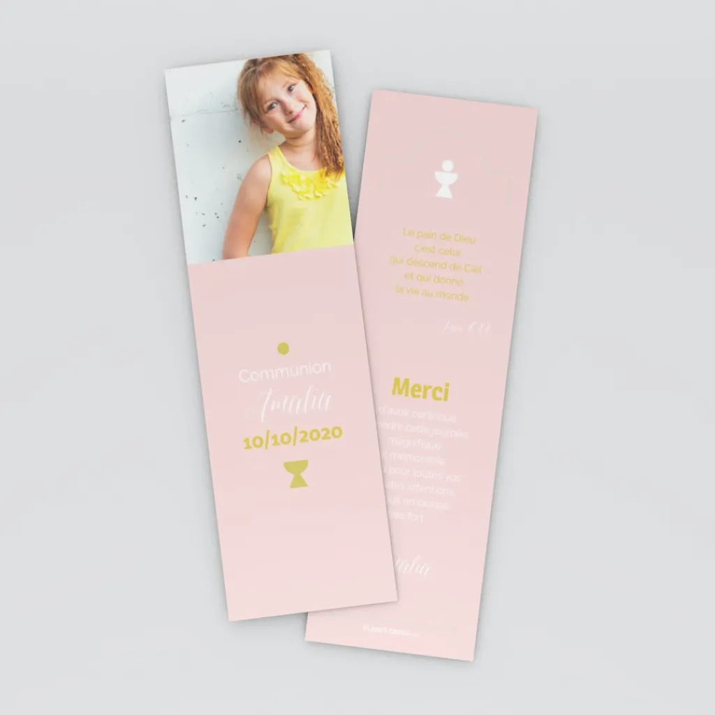 Carte Remerciement Communion^Planet cards Photo et pictogrammes