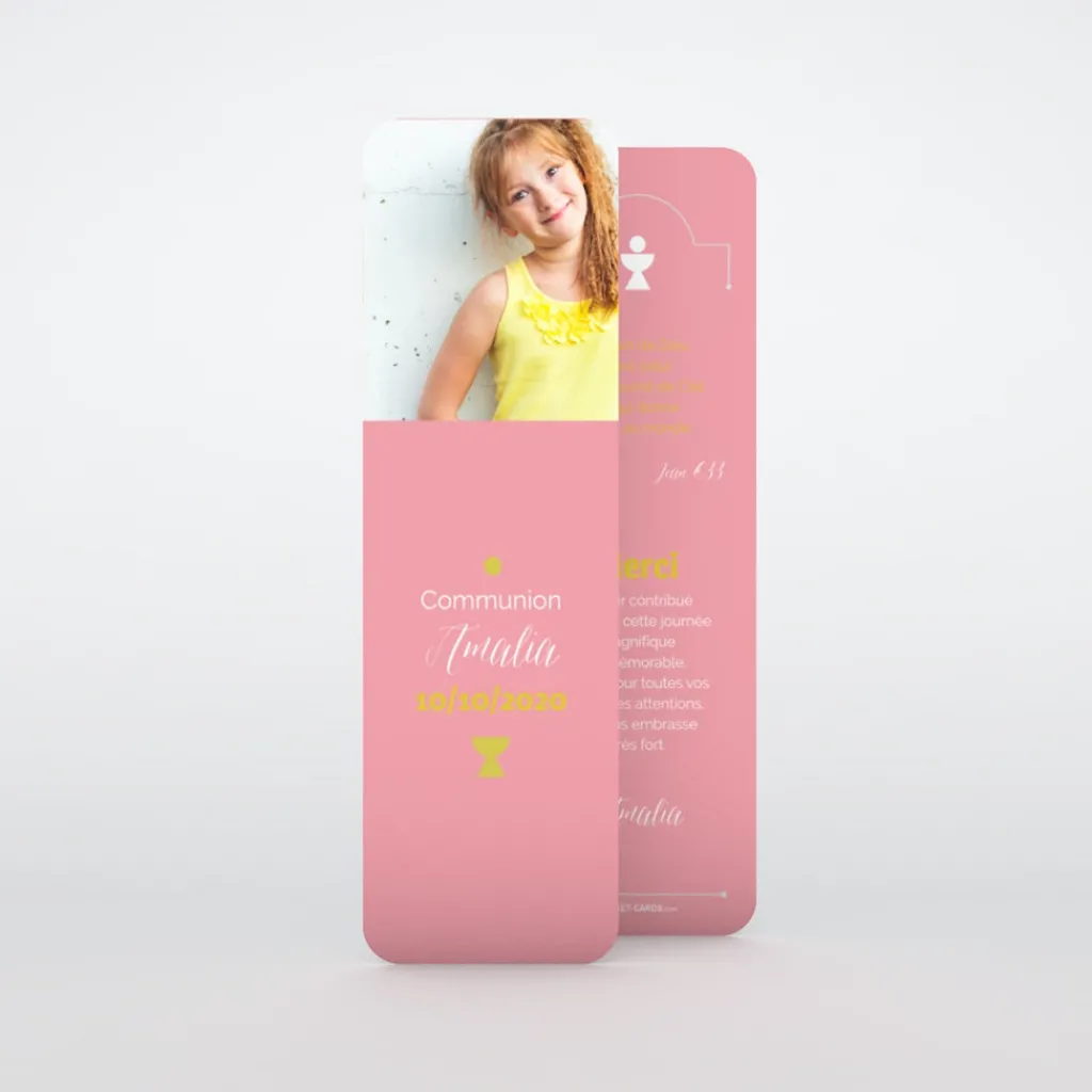 Carte Remerciement Communion^Planet cards Photo et pictogrammes