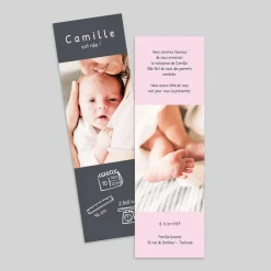 Faire-part Naissance Original | Faire-part Naissance Marque-page^Planet cards Photo tout chou