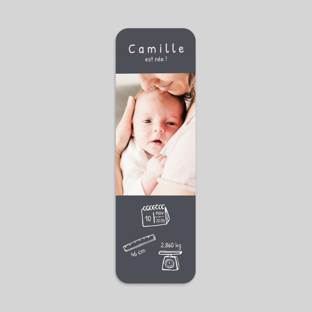 Faire-part Naissance Original | Faire-part Naissance Marque-page^Planet cards Photo tout chou